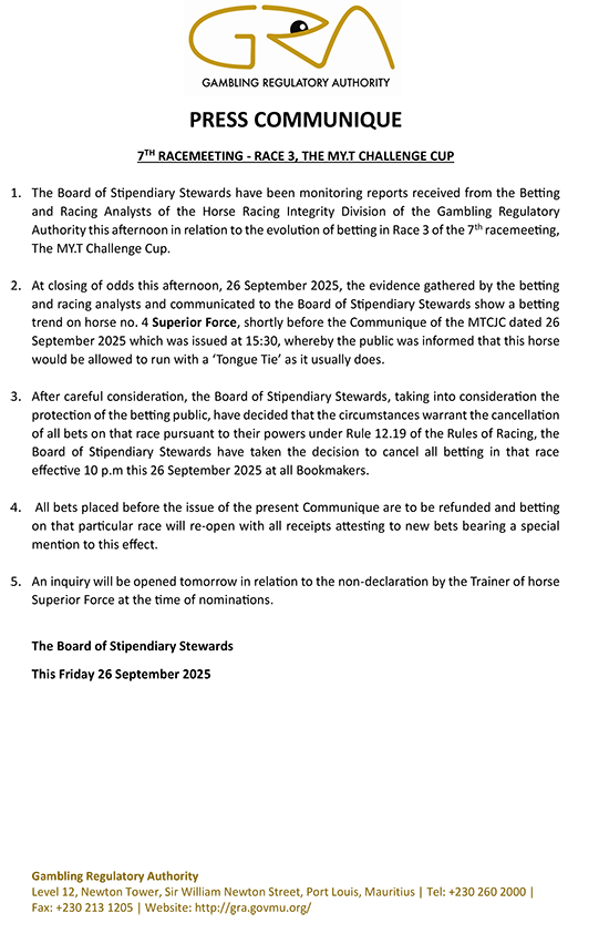 GRA PRESS COMMUNIQUE - RACE 3 CANCELLATION OF BETS.jpg