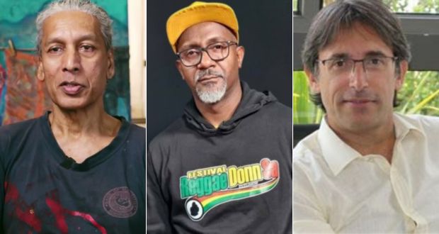 Krishna Luchoomun, Bruno Raya et Thierry Le Breton