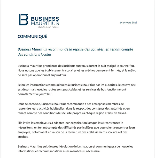 Business Mauritius