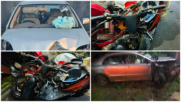 Les proches de Rishan Aserigadu accident