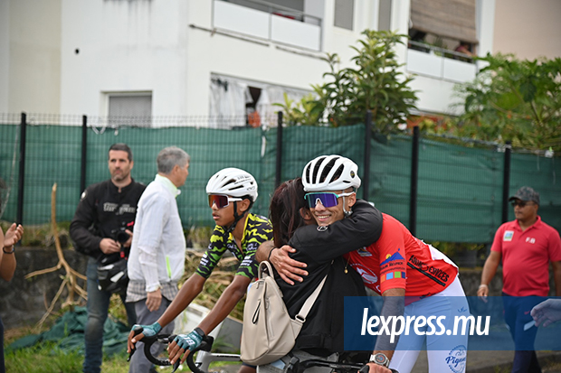 Le coureur du Vélo club de Saint-Denis, Anthony Pothin