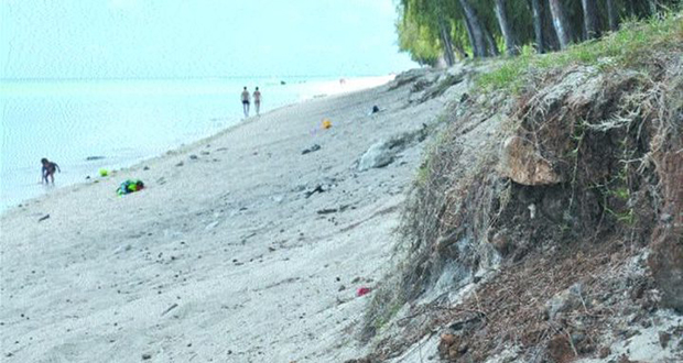 ■ L’érosion de la plage, un véritable problème lié au réchauffement climatique..jpeg